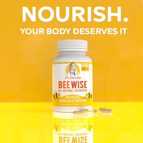 Cápsulas Bee Wise en frasco