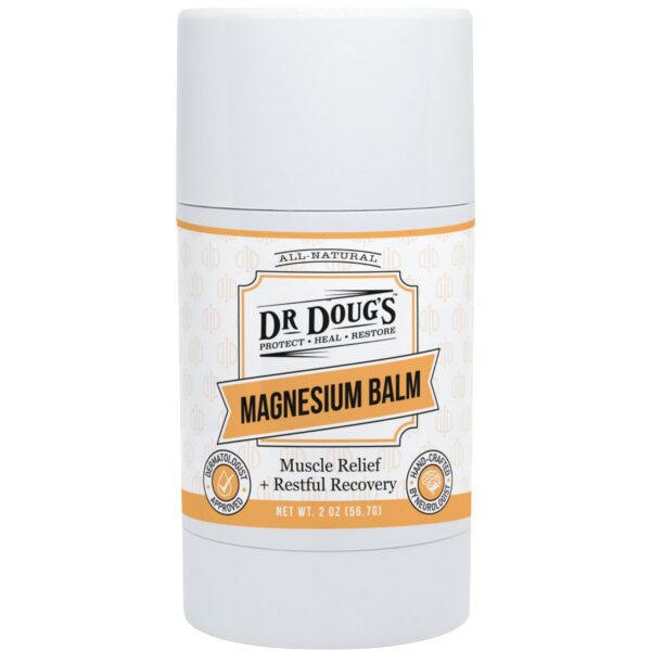 Dr. Doug's magnesio bálsamo frente