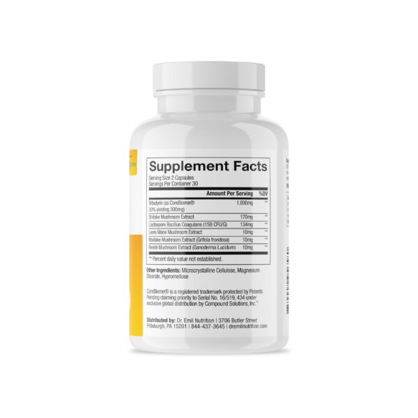DR. EMIL NUTRITION cápsulas para apoyo digestivo e inmunológico