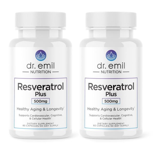 Botella DR. EMIL NUTRITION Resveratrol Twin Pack
