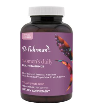 Frasco Dr. Fuhrman multivitamínico vegano para mujer 50+