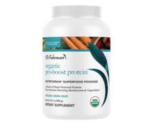 Frente del envase Dr. Fuhrman Pro-Boost Superfood Powder