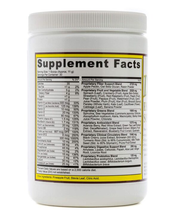 Dr Joes fuente esencial suplemento probiotico vitalidad