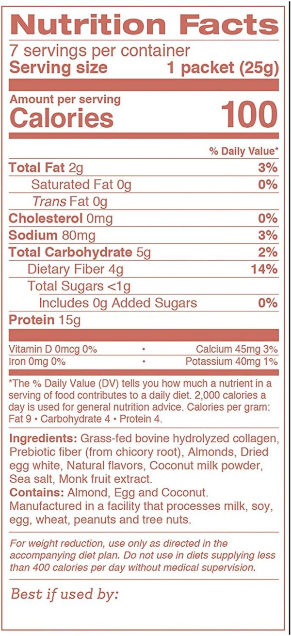 Batido keto vainilla almendra preparado