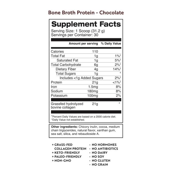 Envase proteina hueso chocolate