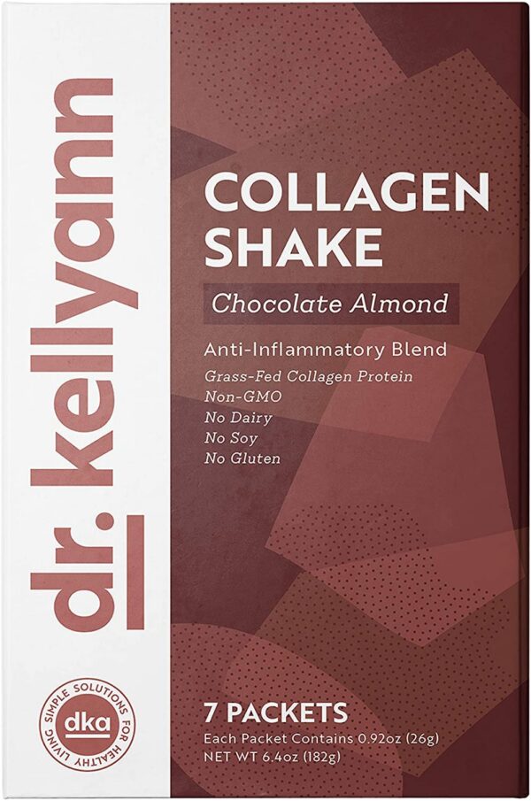 Version 1.0.0 Dr. Kellyann batidos keto chocolate almond etiquetas frontales