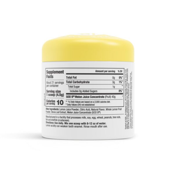 Dr Kellyann Lemon Sips polvo mezcla cítrico hidratante