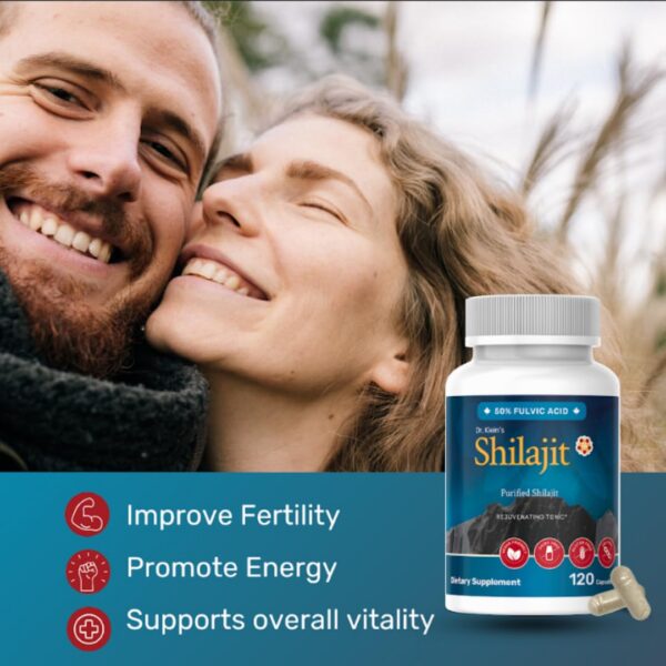 Version 1.0.0 Caja exterior Shilajit Dr. Klein 120 cápsulas