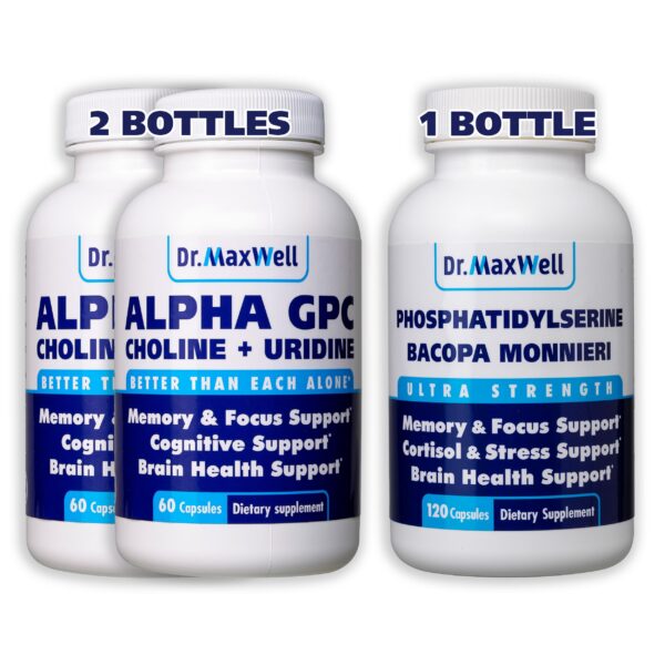 Dr. Maxwell Alpha GPC & Uridine botella frontal