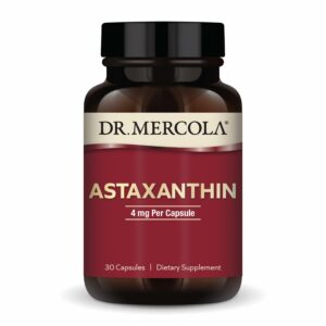 Astaxantina orgánica Dr Mercola frasco
