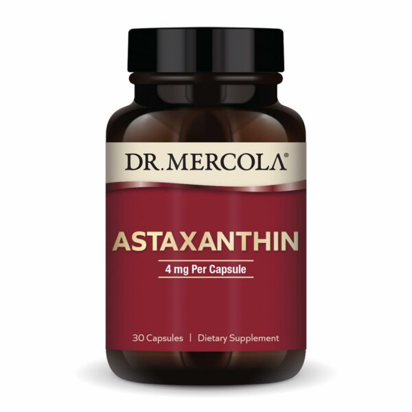 Version 1.0.0 Astaxantina orgánica Dr Mercola frasco