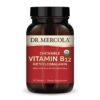 Frasco de vitamina B12 orgánica masticable
