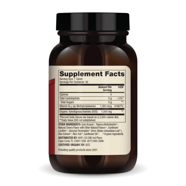 Detalle de sabor cereza en pastillas