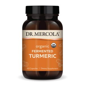 Version 1.0.0 Envase cápsulas Dr. Mercola cúrcuma fermentada orgánica 370 mg