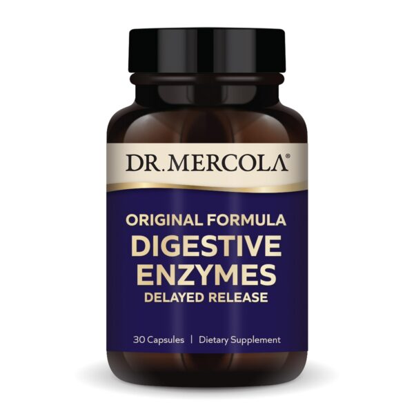Frasco de Dr. Mercola Digestive Enzymes 0.5 oz