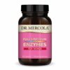 Etiqueta frontal Dr Mercola Enzimas para Mujeres