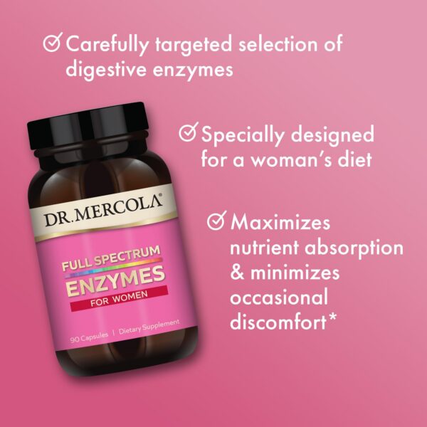 Empaque frontal Dr Mercola Enzimas
