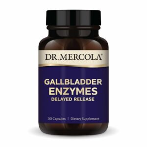 Frasco de Dr. Mercola Gallbladder Enzymes