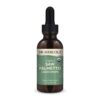 Version 1.0.0 Dr Mercola gotas saw palmetto orgánico botella frontal