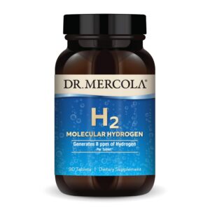 Version 1.0.0 Dr Mercola H2 Hydrogen tableta frente
