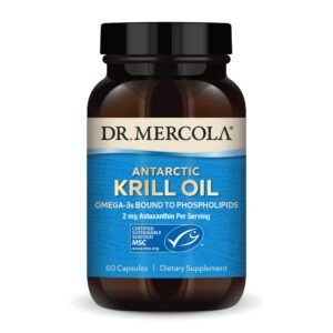 Frente del producto Dr. Mercola Krill Oil
