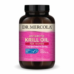 Frasco Dr Mercola Krill Oil Mujeres