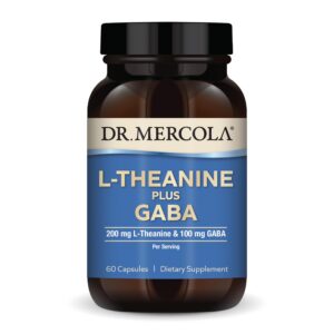 Frasco Dr. Mercola L-Theanine + GABA