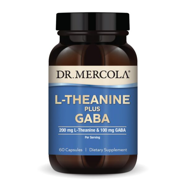 Frasco Dr. Mercola L-Theanine + GABA