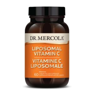 Frente del frasco Dr Mercola Liposomal Vitamin C