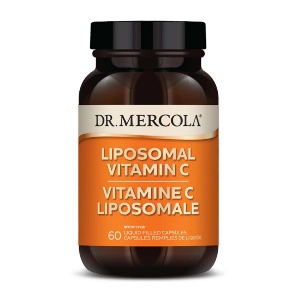 Frente del frasco Dr Mercola Liposomal Vitamin C