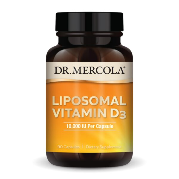 Dr Mercola Vitamina D3 Liposomal frasco frontal