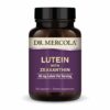 Frente de la etiqueta Dr Mercola Lutein with Zeaxanthin