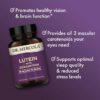 Frente del envase Dr Mercola Lutein with Zeaxanthin