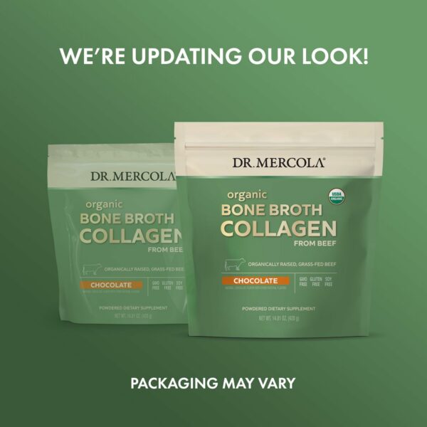 Dr Mercola Polvo de Caldo de Hueso envase