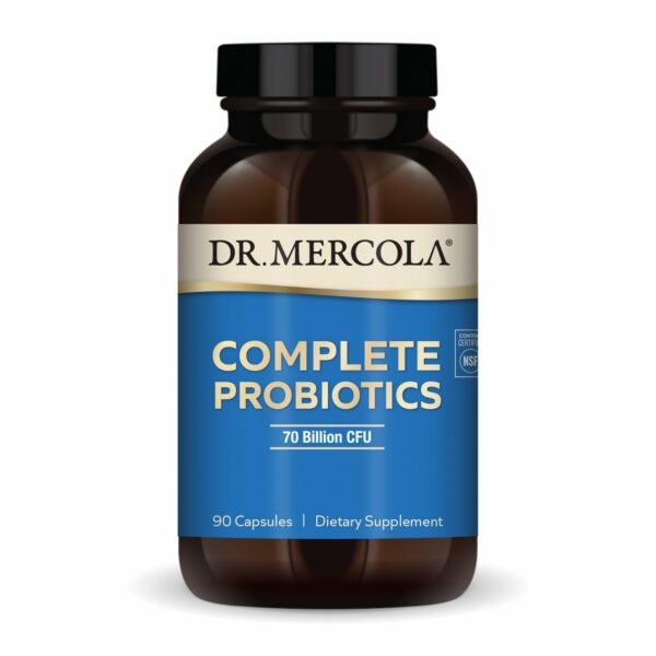 Dr. Mercola probióticos completos 70 mil millones CFU frasco