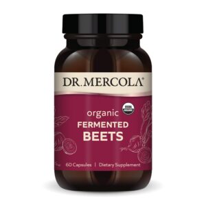 Dr Mercola Remolachas orgánicas fermentadas frasco frontal