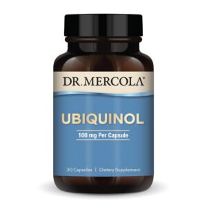 Dr Mercola Ubiquinol 100 mg cápsulas frasco