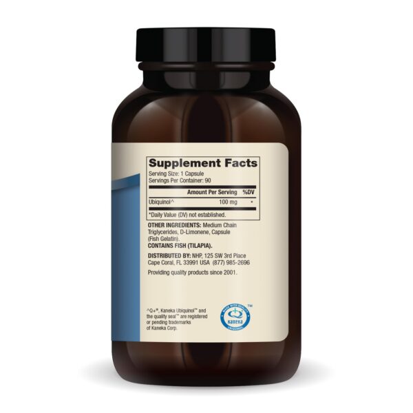 Etiqueta frontal Dr. Mercola Ubiquinol