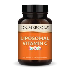 frasco Dr. Mercola vitamina c liposomal para niños