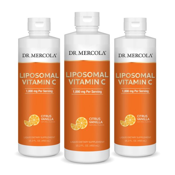 Version 1.0.0 Dr. Mercola vitamina c líquida liposomal 450 ml botella