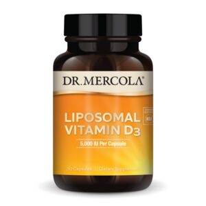 Version 1.0.0 Dr Mercola vitamina d3 liposomal 5000 ui frasco 30 cápsulas