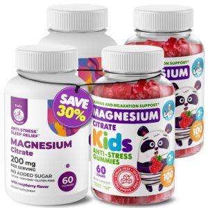 Frente de la bolsa DR MORITZ gomitas magnesio niños