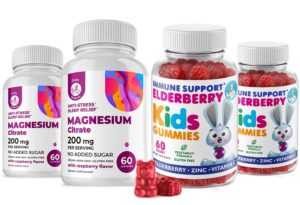 Dr. Moritz gomitas de saúco y magnesio sin azúcar para niños y adultos