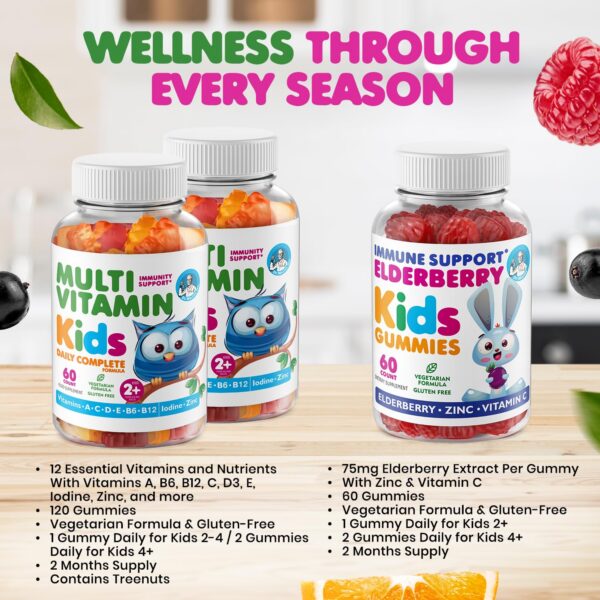 Multivitamínicas para niños envase