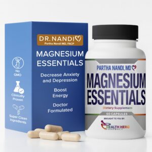 Frasco de Dr. Nandi's Triple Magnesium Complex