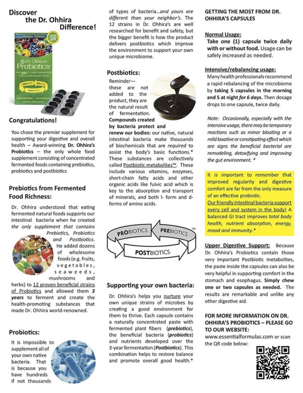 Dr. Ohhira's Probiotics y cepas