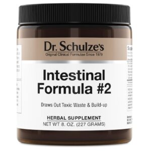 Version 1.0.0 Dr Schulze limpieza herbal colon fórmula intestinal frasco 8 oz