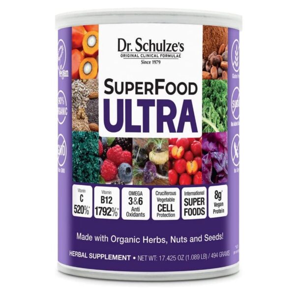 Dr Schulze's superfood ultra polvo orgánico vitamina c y b