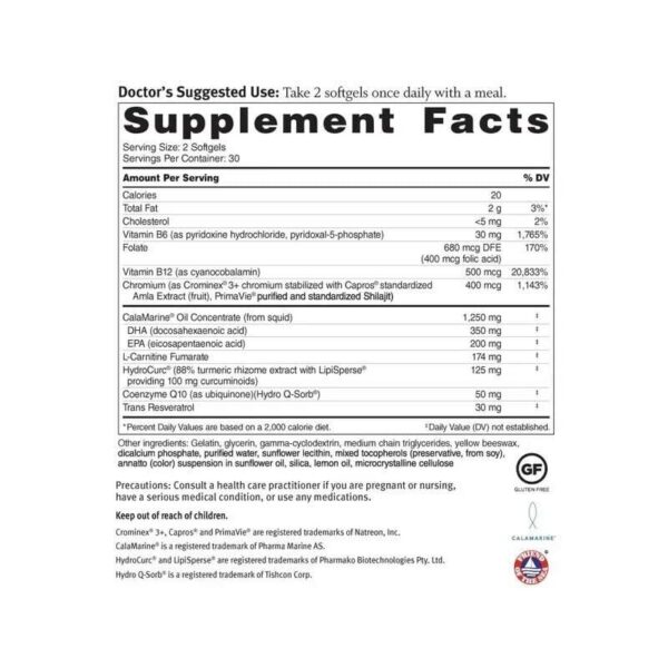 Capsula de Omega Q Plus con CoQ10