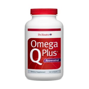 Frontal de la caja Dr. Sinatra Omega Q Plus